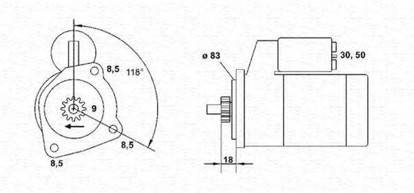 MAGNETI MARELLI 943251619010 Стартер