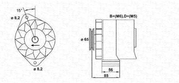 MAGNETI MARELLI 943356211010 Генератор