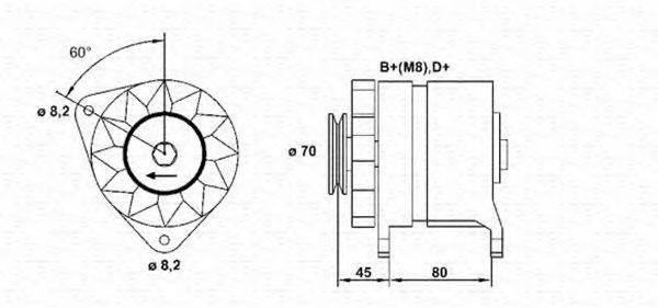 MAGNETI MARELLI 943356653010 Генератор