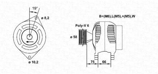 MAGNETI MARELLI 943356996010 Генератор