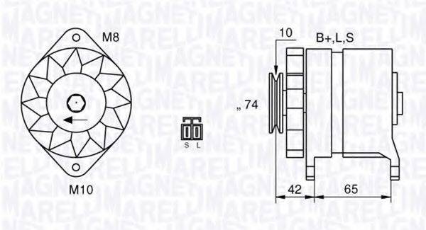 MAGNETI MARELLI 063532619010 Генератор