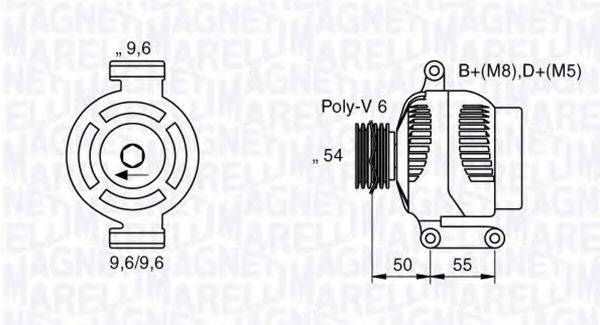 MAGNETI MARELLI 063377024010 Генератор