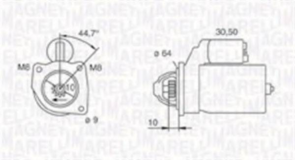 MAGNETI MARELLI 063720021010 Стартер