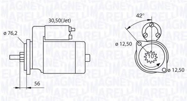 MAGNETI MARELLI 063521070220 Стартер