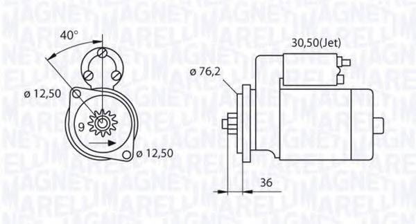 MAGNETI MARELLI 063521210280 Стартер