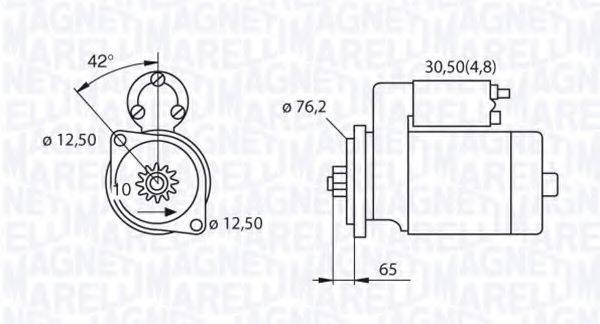 MAGNETI MARELLI 063521214020 Стартер