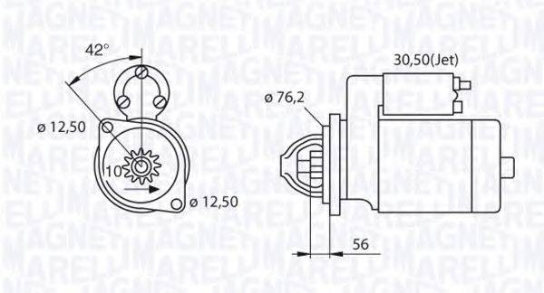 MAGNETI MARELLI 063521250420 Стартер