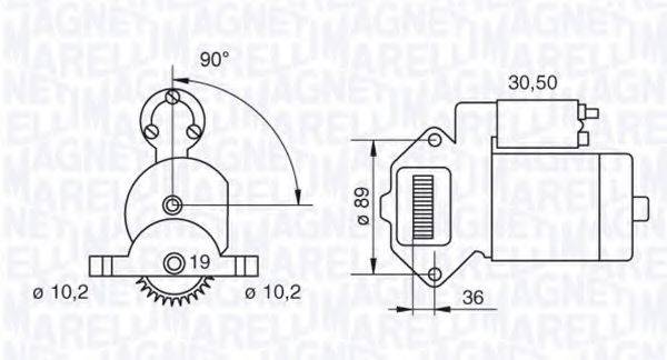 MAGNETI MARELLI 063187051010 Стартер