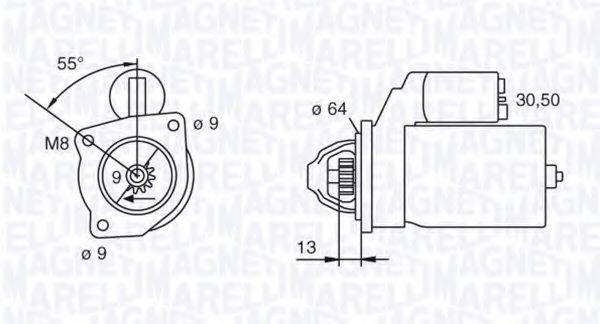 MAGNETI MARELLI 063103025010 Стартер