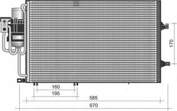 MAGNETI MARELLI 350203372000 Конденсатор, кондиціонер
