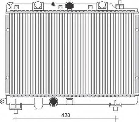 MAGNETI MARELLI 350213114100 Радіатор, охолодження двигуна