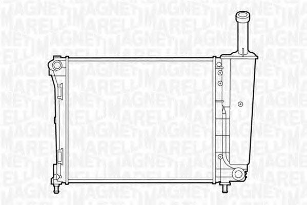 MAGNETI MARELLI 350213120700 Радіатор, охолодження двигуна