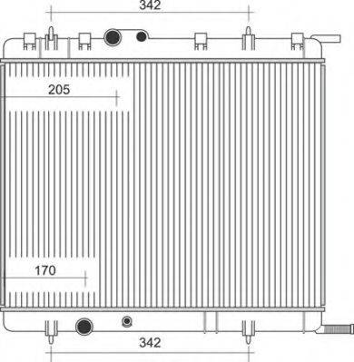 MAGNETI MARELLI 350213878000 Радіатор, охолодження двигуна