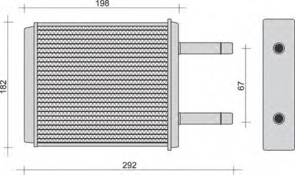 MAGNETI MARELLI 350218272000 Теплообмінник, опалення салону