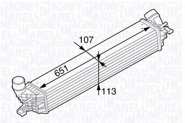 MAGNETI MARELLI 351319202640 Інтеркулер