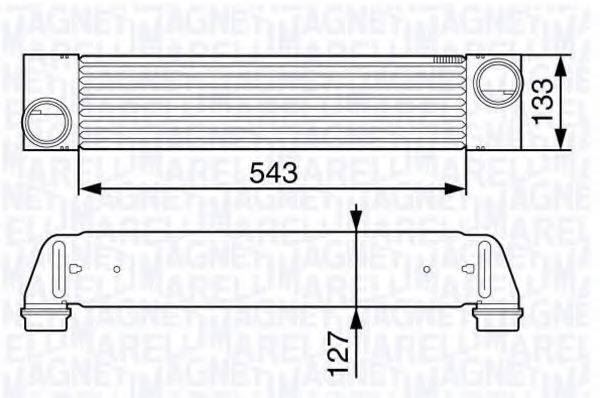 MAGNETI MARELLI 351319202740 Інтеркулер