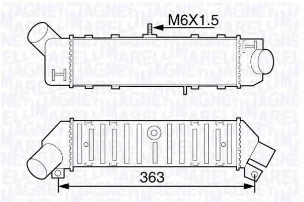 MAGNETI MARELLI 351319203600 Інтеркулер