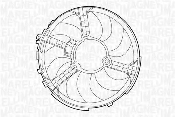 MAGNETI MARELLI 069422033010 Вентилятор, охолодження двигуна