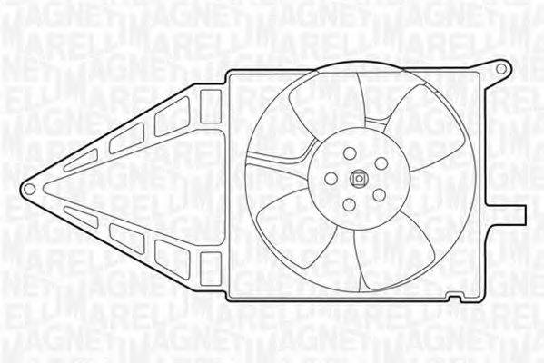 MAGNETI MARELLI 069422210010 Вентилятор, охолодження двигуна