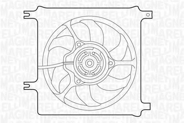 MAGNETI MARELLI 069422329010 Вентилятор, охолодження двигуна