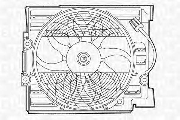 MAGNETI MARELLI 069422366010 Вентилятор, охолодження двигуна