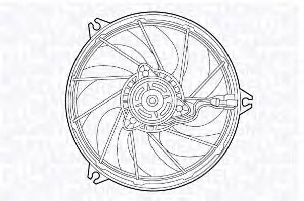 MAGNETI MARELLI 069422552010 Вентилятор, охолодження двигуна