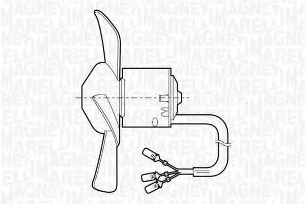 MAGNETI MARELLI 069401251010 Вентилятор салону