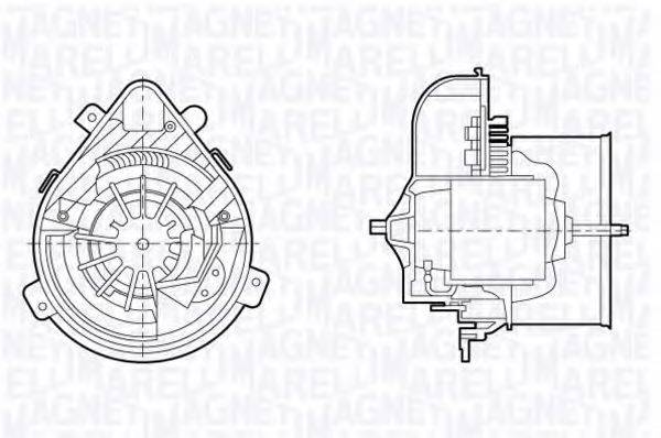 MAGNETI MARELLI 069412692010 Вентилятор салону