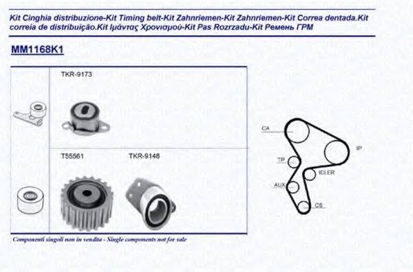 MAGNETI MARELLI 341311681101 Комплект ременя ГРМ