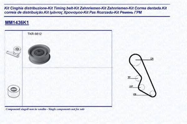 MAGNETI MARELLI 341314361101 Комплект ременя ГРМ