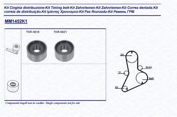 MAGNETI MARELLI 341314521101 Комплект ременя ГРМ