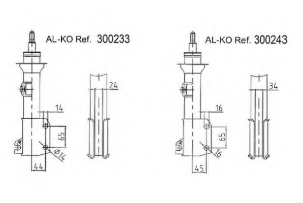 AL-KO 300243 Амортизатор